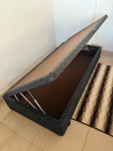 Cama box bau solteiro