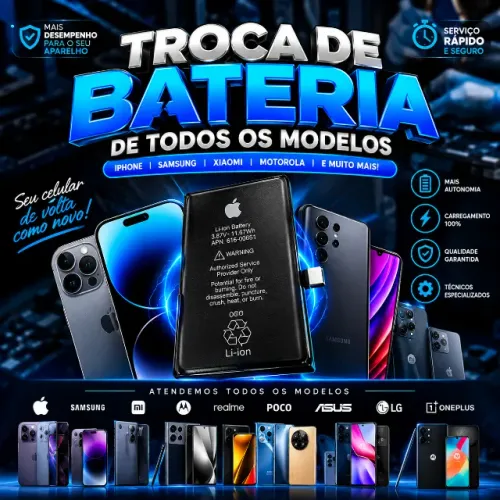 ? TROCA DE BATERIA ? SEU CELULAR NOVO DE NOVO! ?