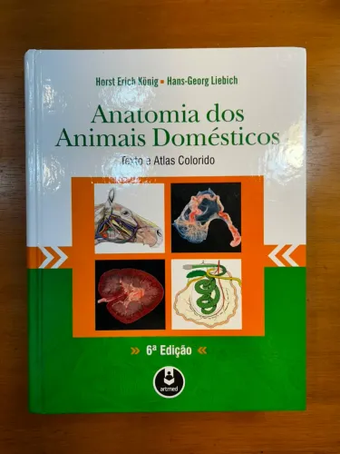 livro capa dura anatomia dos animais domésticos