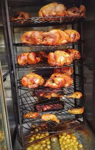 Máquina de assar frango 