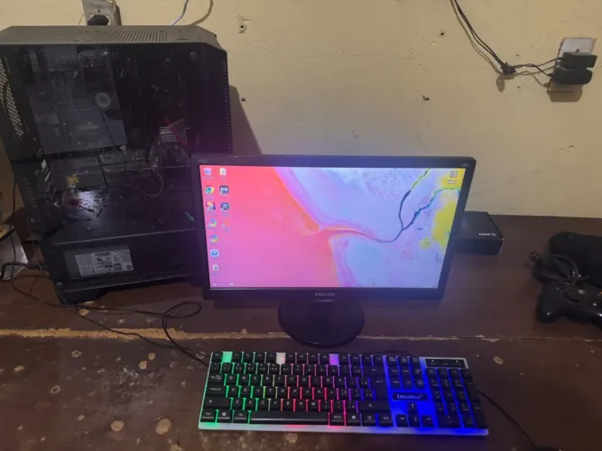 PC Básico ryzen5 2400g 16gb RAM 120gb SSD (OBS Descrição)