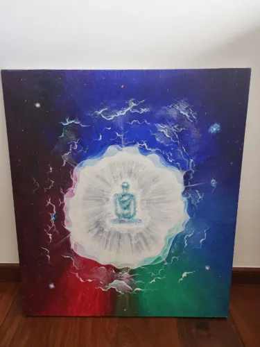 Quadro zen Buda meditação 