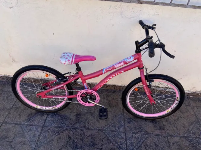 Bicicleta aro 20 feminina infantil Houston nina com rodas aéreo!!