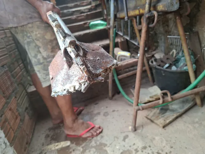 Maquina de escavação de poço artesiano + bomba de lama + 40m de artes de perfura completa