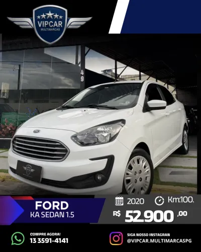 Ford KA 1.5 Sedan SE Plus 12V Flex 4P Mec. 2020