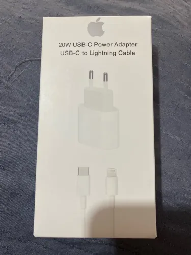 Carregador iPhone Turbo 20W Fonte + Cabo USB C Lightning