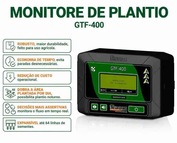 Monitor de plantio GTF-400 Terris