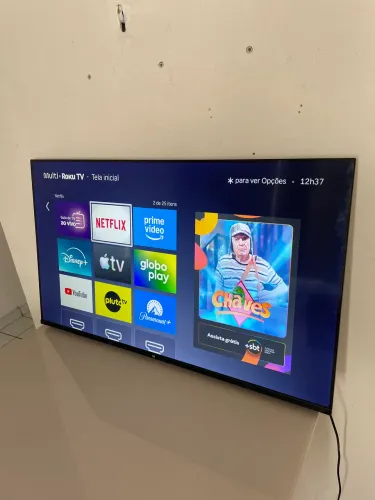 Tv Smart 43 Polegadas Multilaser Roku Borda Infinita 
