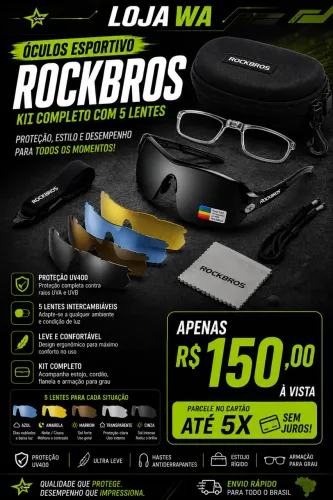 Óculos rockbros original