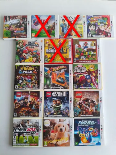 Nintendo 3Ds Jogos Originais - Valores na Descrição