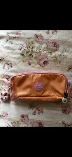 estojo kipling laranja