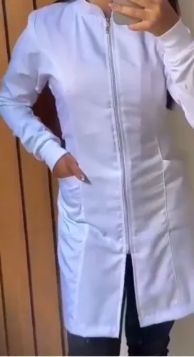 JALECO BRANCO FEMININO