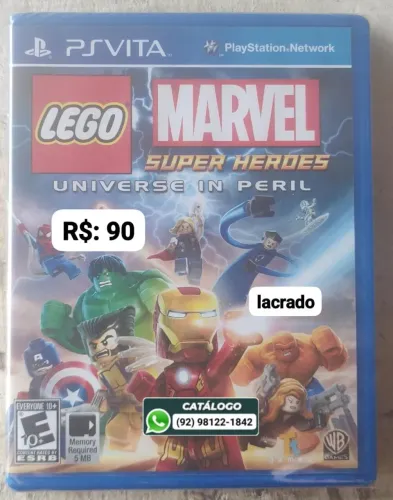 Lego Marvel Super Heroes Universe in Peril LACRADO = R$: 90