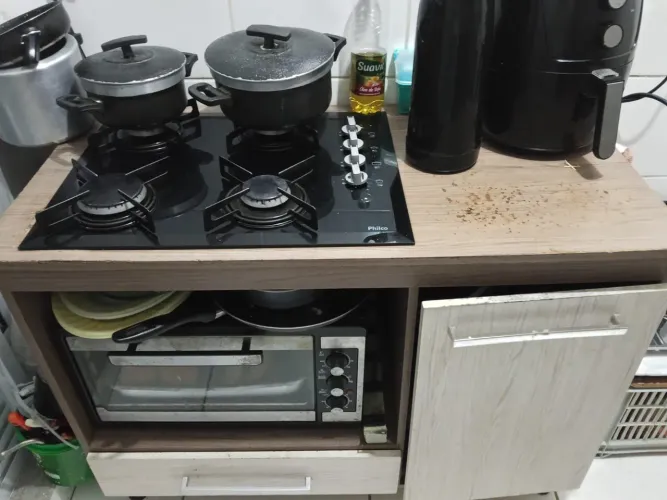 Trocar Cooktop+balcão