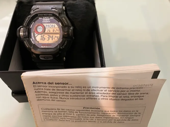 Casio G Shock G-9200 Solar (raro)