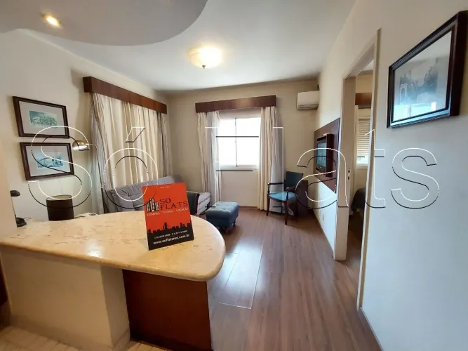 Studio para locação com 1 dormitório e próximo da Av. das Nações Unidas.