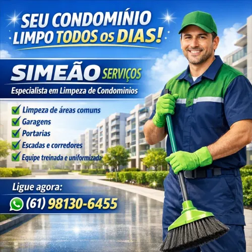 Limpeza de condomínios 