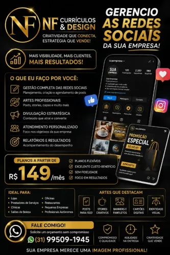 Gestão de Redes Sociais e Artes Digitais para Empresas