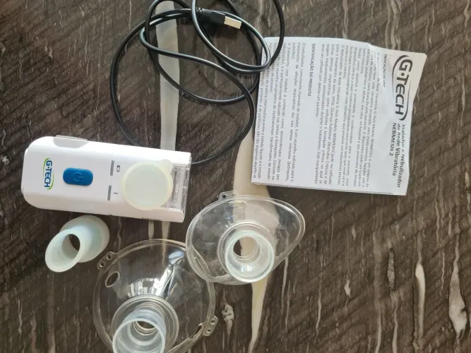 Inalador e Nebulizador de Rede Vibratória G-Tech Nebmesh 2