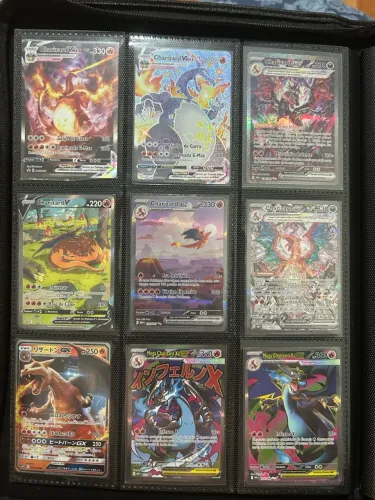 Coleção de Carta do Charizard Pokémon TCG