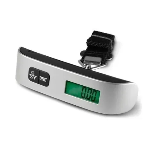 Balança Portátil Bagagem Visor Lcd Com Gancho Até 50 Kg Mala