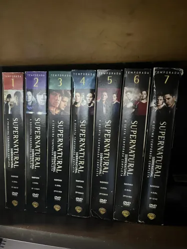 coleção supernatural dvd
