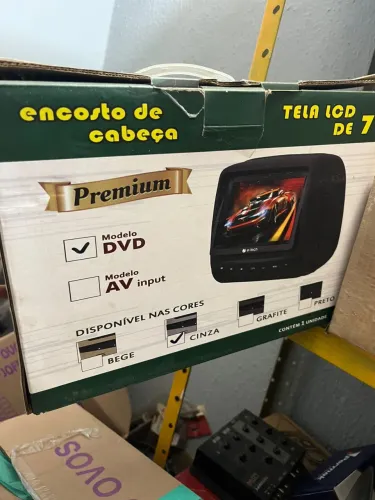Encosto de cabeça Automotivo com tela
