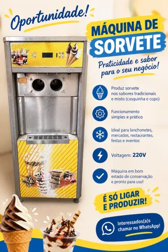 Máquina de sorvete 
