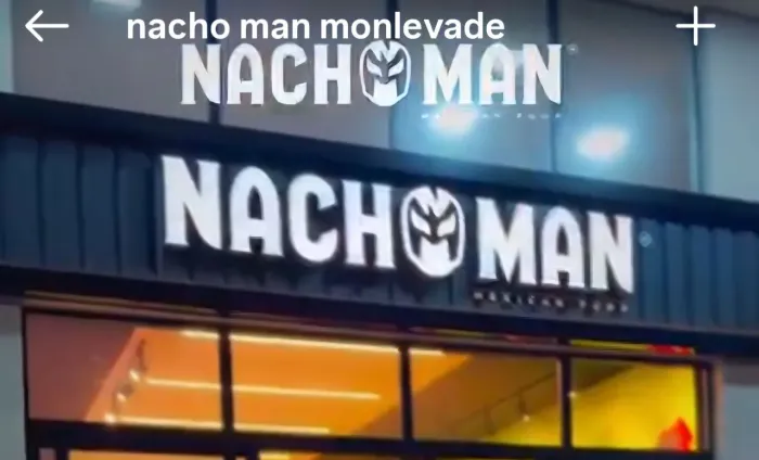 Letreiro em metal e Acrílico Nacho Man