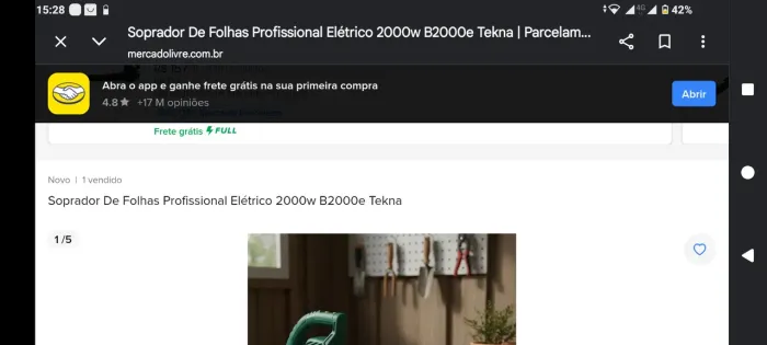 SOPRADOR DE FOLHAS