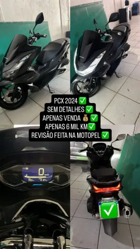 PCX 2024, sem detalhes, todas as revisões feitas na Motopel!