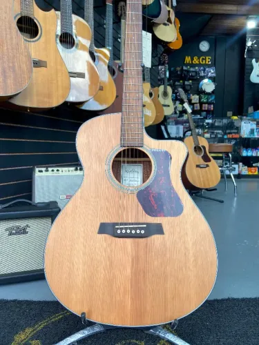 Violão Walden G570ce tampo sólido novo aço