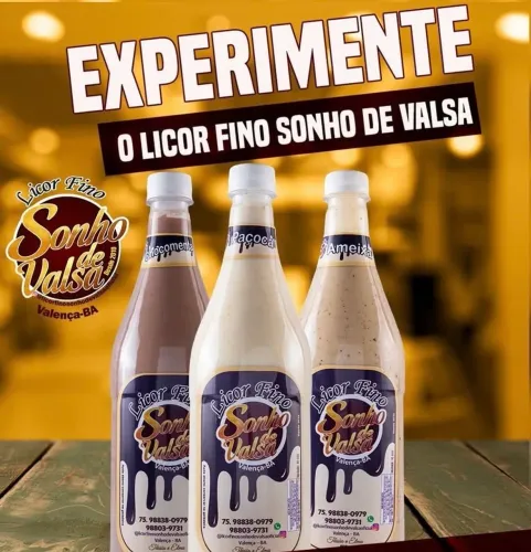 Tradicional Licor Fino Sonho de Valsa