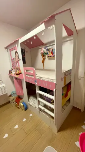 CAMA BELICHE INFANTIL CASINHA MODULADA