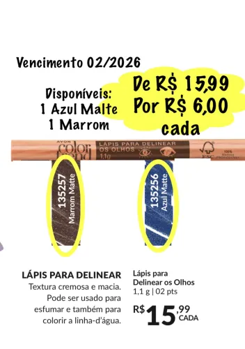 Lápis Avon prox. ao vencimento