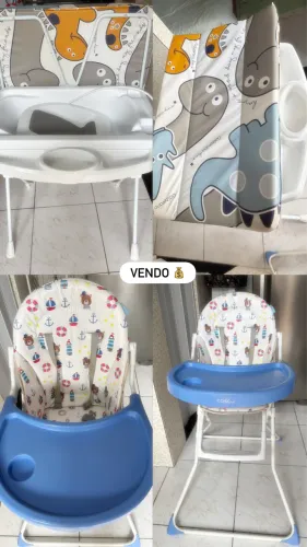 Banheira + cadeira alimentação