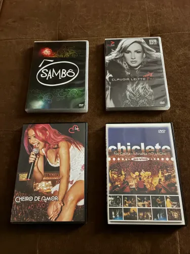 Kit DVD artistas nacionais - 04 unidades