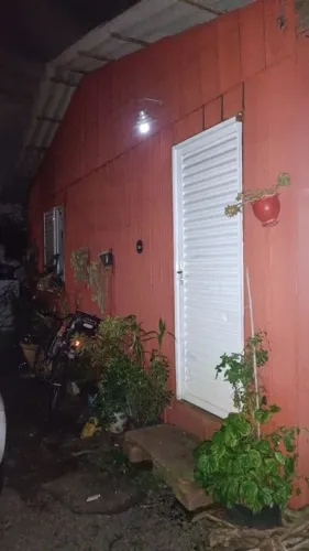 Casa de madeira para retirada