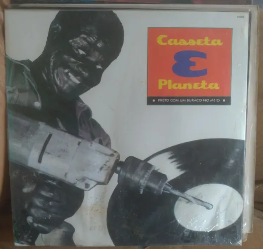 Disco de vinil - casseta e planeta