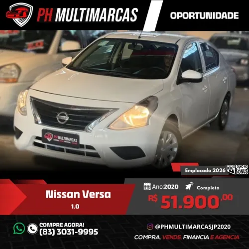 Nissan Versa 1.0 12V Flexstart 4P Mec. 2020