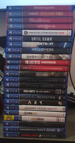 Jogos ps4 apenas venda valores na descrição