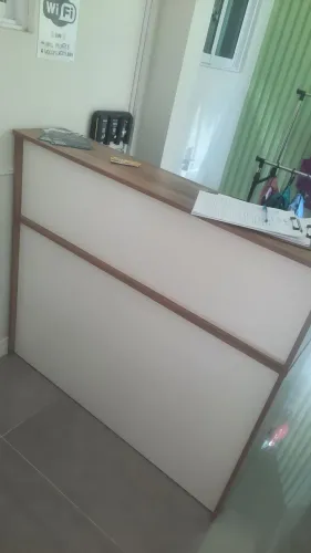 Balcão para recepção