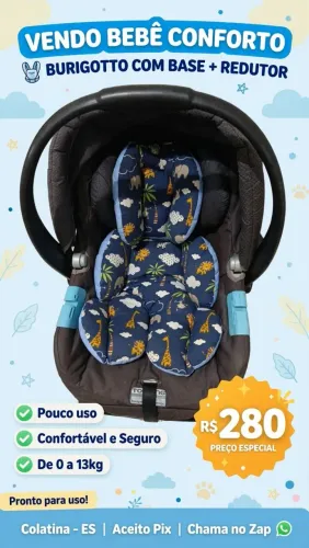 Vendo bebê conforto