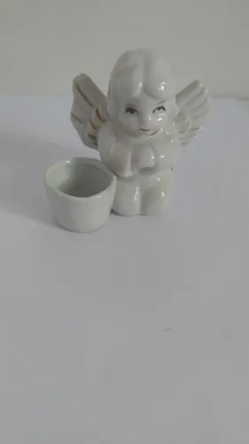 Lote 4 Decoração Vintage - 3 Porta-Velas + 1 Jardineira Parede Anos 90<br>