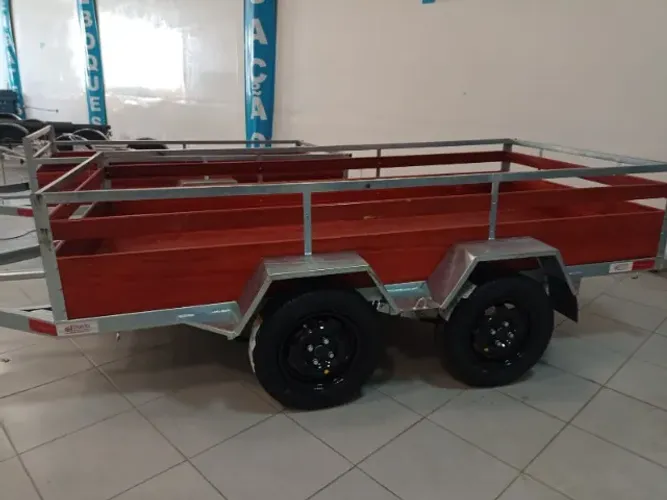 Reboque carretinha trucada 2 eixo dacla