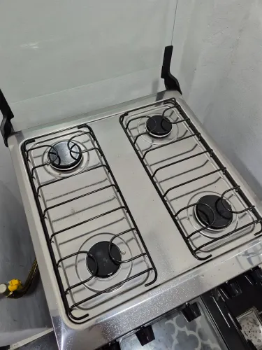 Fogão 4 Bocas Atlas Monaco com mesa inox e acendimento automático bivolt