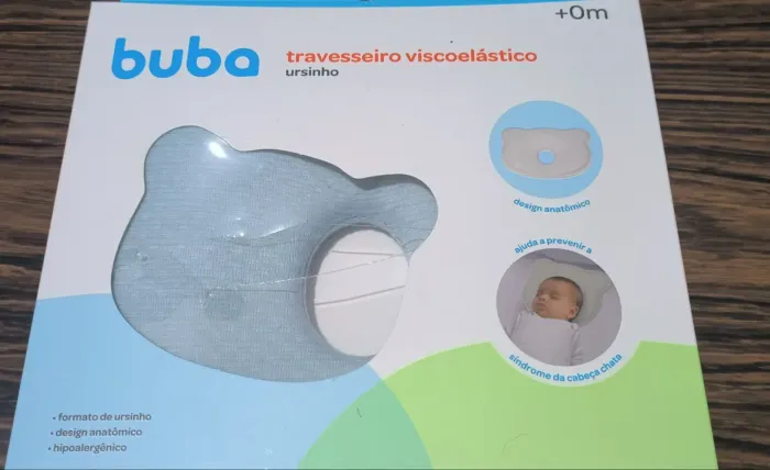 Travesseiro Viscoelástico Buba ursinho