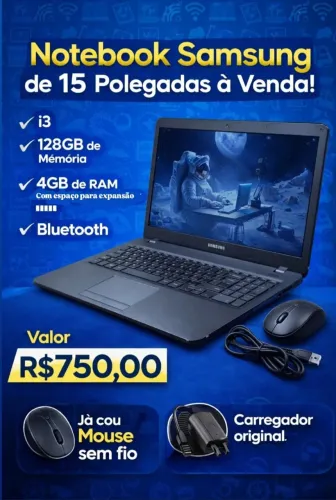 Vendo notebook Samsung 
