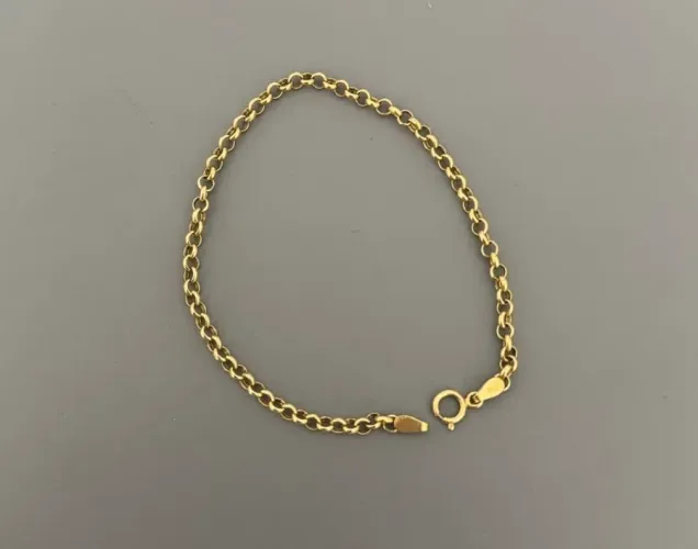 Pulseira Elo Português em Ouro 18K | 19cm - 2,5g