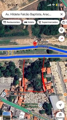 Lote à venda localizado na Avenida Hildete Falcão Baptista, no bairro Atalaia, [11382]